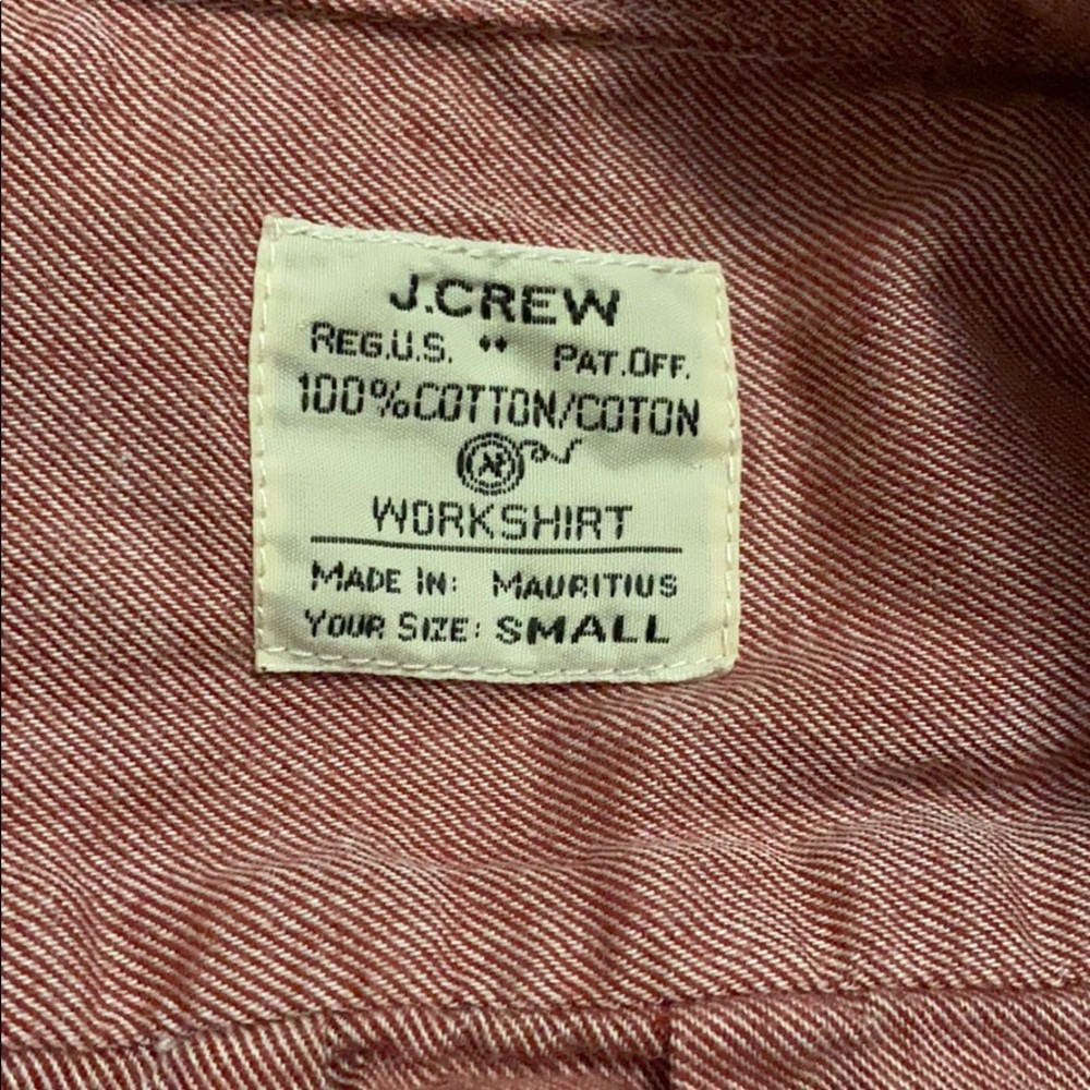 J.crew  100/cotton workshirt